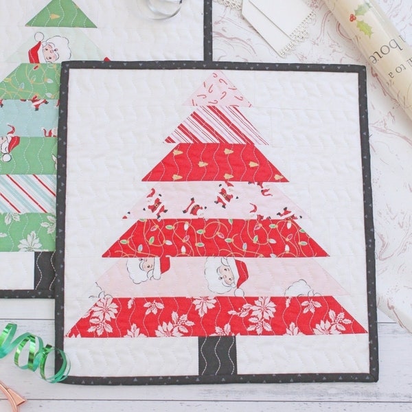 Christmas Tree Block/Mini Quilt PDF Pattern