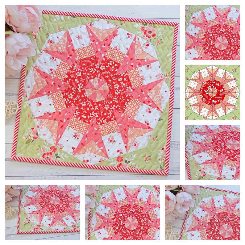 Amelia Mini Quilt PDF Pattern Etsy