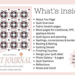 The Ultimate Quilt Journal PDF File Instant Download image 2