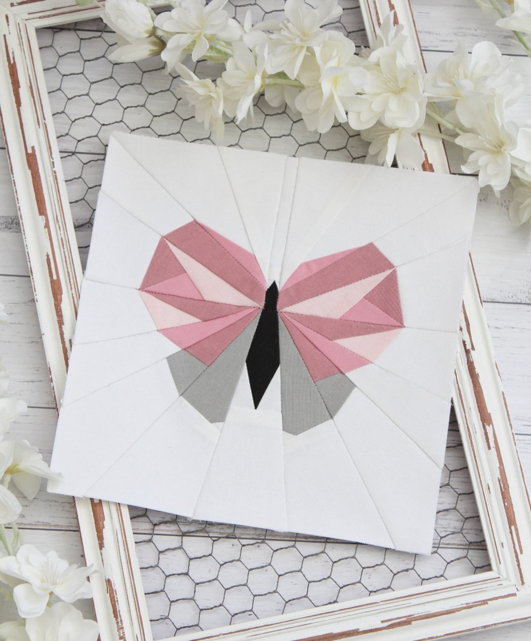 Butterfly FPP Quilt Block PDF Pattern - 4 Block Sizes - Etsy