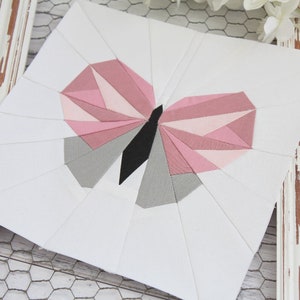 Butterfly FPP Quilt Block PDF Pattern - 4 Block Sizes - Etsy