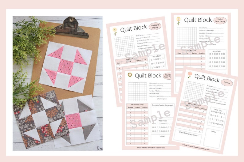 The Ultimate Quilt Journal PDF File Instant Download image 3