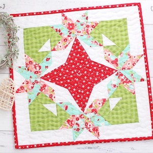 Scarlett Mini Quilt - PDF Pattern