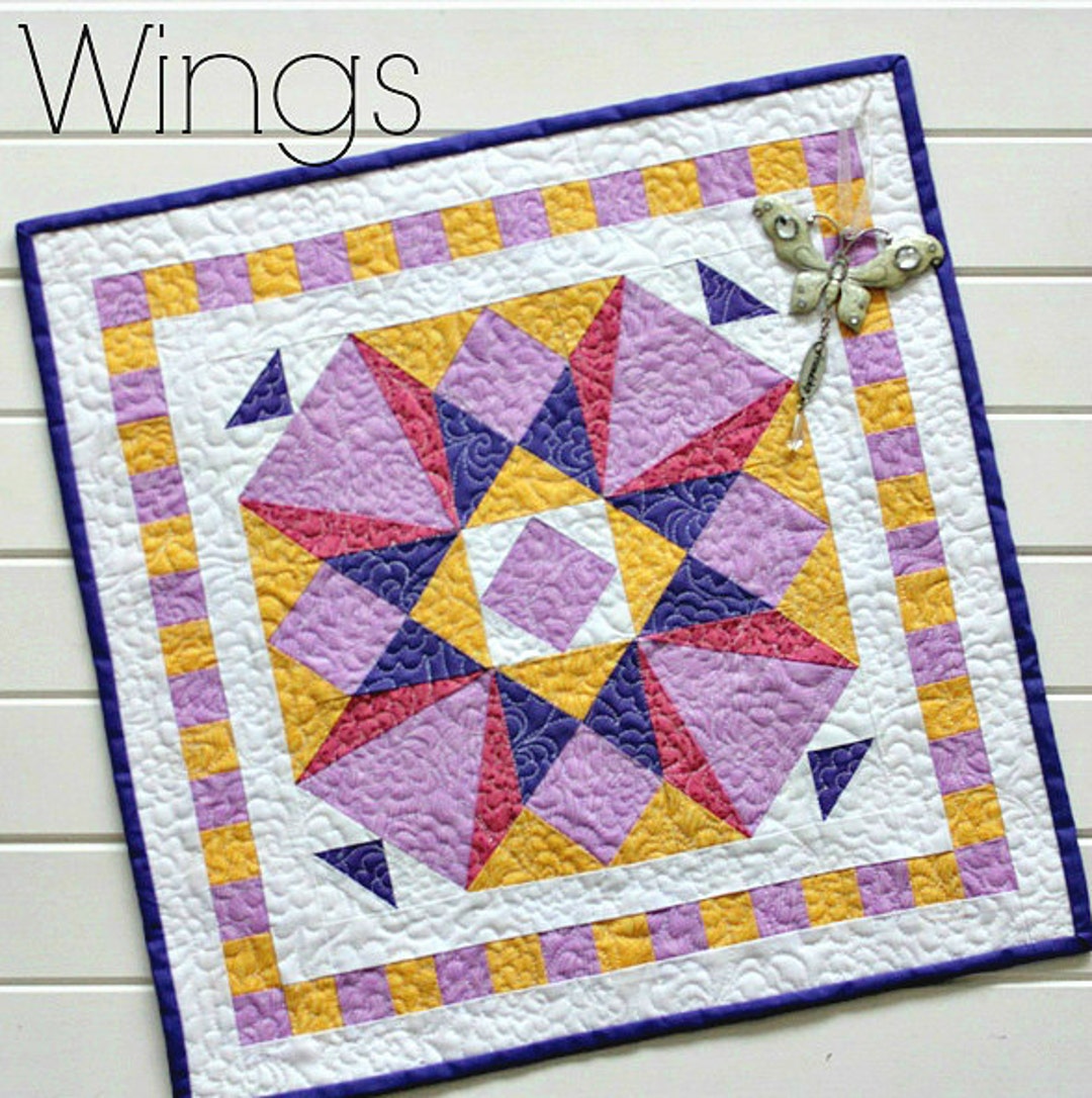 Winged Quilt Pattern Wings- PDF Pattern - Etsy