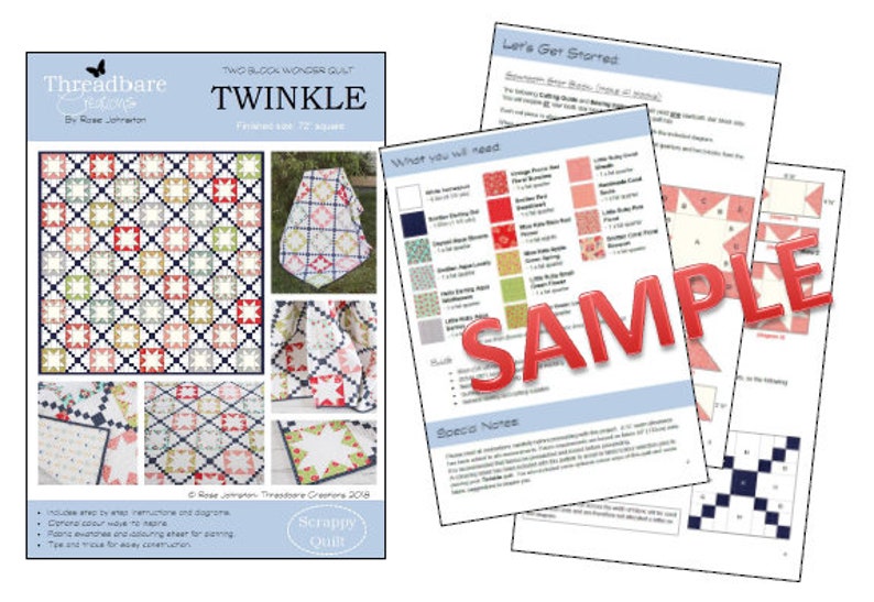 Twinkle PDF Quilt Pattern image 8