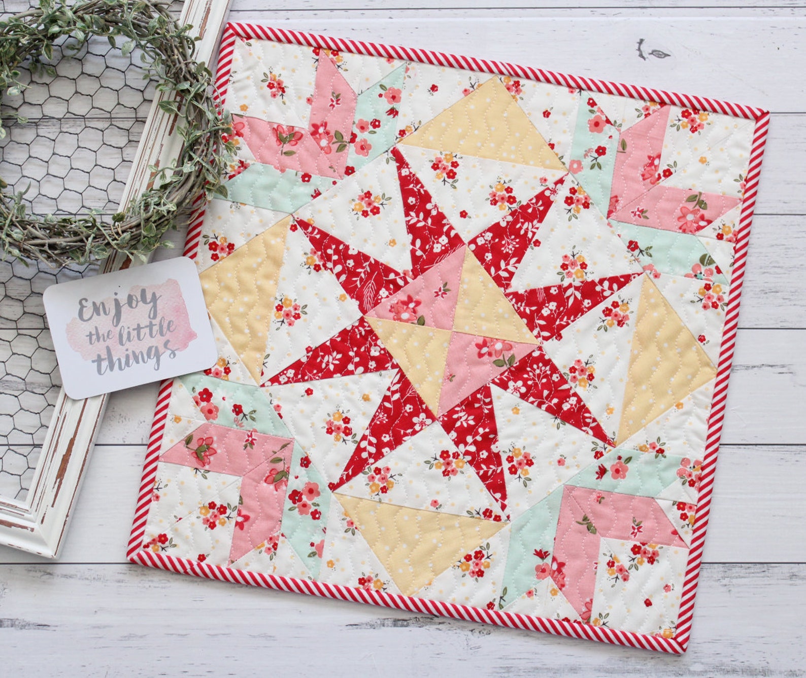 Summer Mini Quilt - PDF Pattern - Etsy
