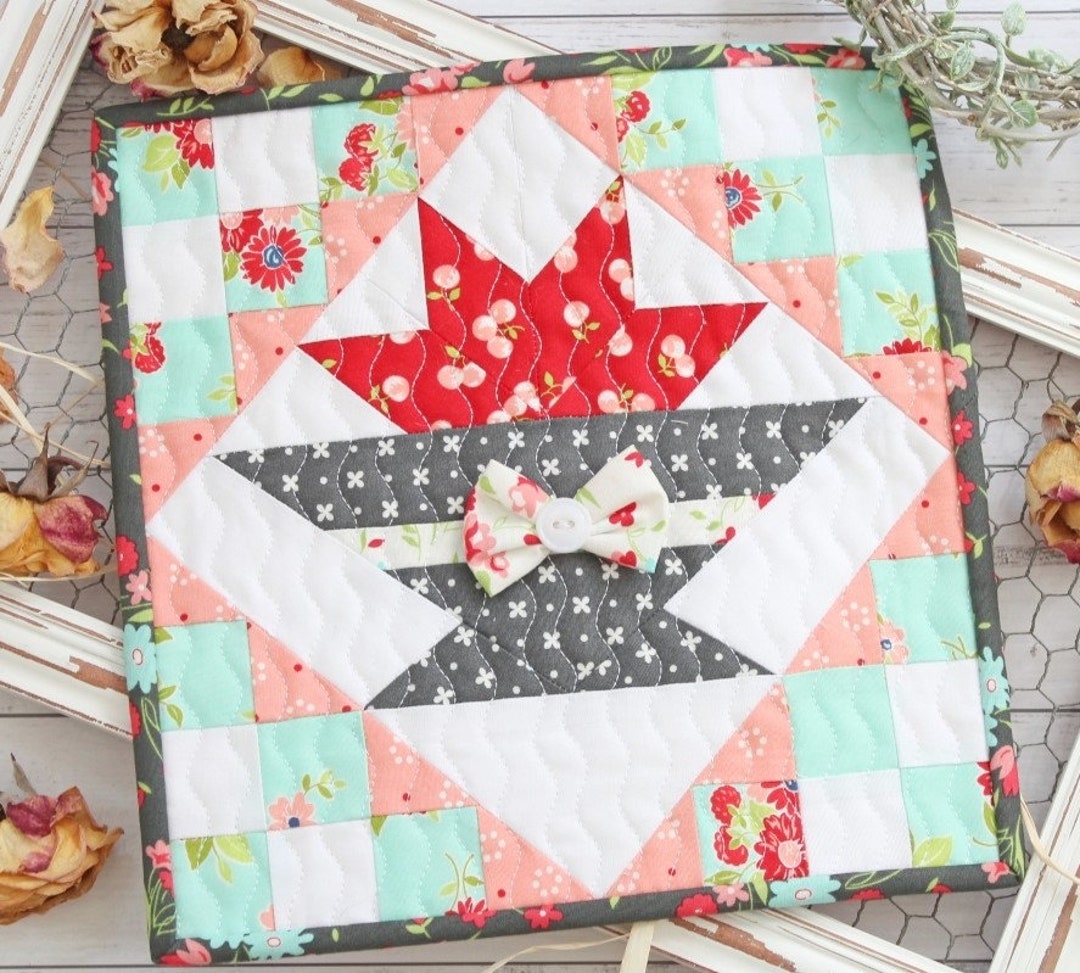 Flower Basket Mini Quilt - PDF Pattern - Etsy