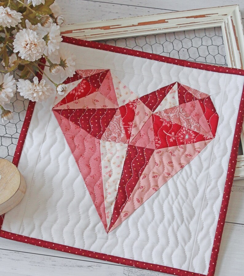 Marquise Mini Quilt PDF Pattern Etsy Australia