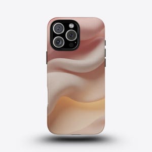 Abstract Soft gradient Tone Waves Phone Case | Tough Case