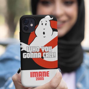 Ghost Busters Phone Cases with Name and Date for iPhone 11, 12, 13, 14, 15 Pro/Max Google Pixel 5, 6, 7, 8 Samsung Galaxy S22, 23, 24