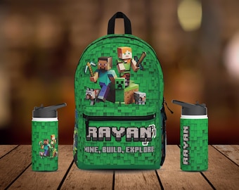 Epic Gaming Backpack #3 - Back to School Bag, Kids Travel Backpack, Cool Gift for Boys and Girls, Durable School Backpack