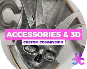 Cosplay commissions - 3d print cosplay commissions and eva foam Props