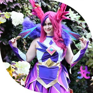 Cosplay costume commissions - Star Guardian Xayah cosplay League of Legends