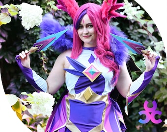 Cosplay costume commissions - Star Guardian Xayah cosplay League of Legends