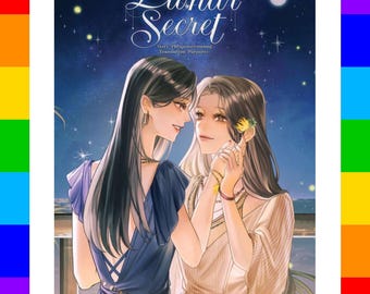 LUNAR SECRET Thai gl Drama Novel English PDF | Instant Digital Download | Enemies to Lovers Model Actress Sapphic Romance