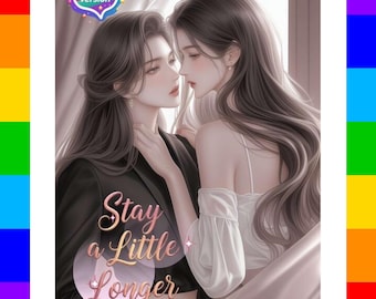 Quédate un poco más, novela tailandesa GL en inglés (PDF) | Descarga digital instantánea | Romance sáfico de criada y amante prohibida