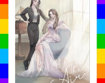 Novela dramática tailandesa GL de AIR en PDF en inglés | Romance prohibido con guardaespaldas real | Princesa sáfica Yuri WLW Descarga instantánea