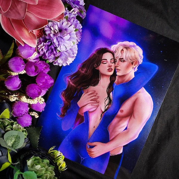 Shatter me (Aaron & Juliette) art print (artistic performance)