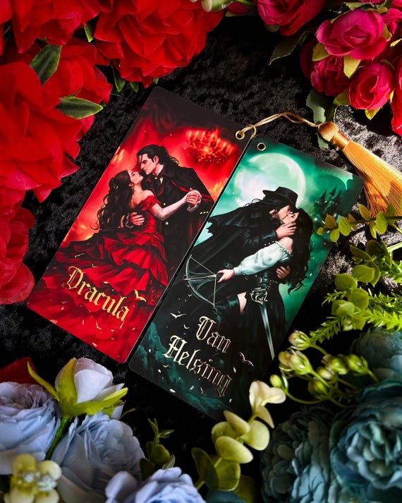 Dracula and Van Helsing bookmark
