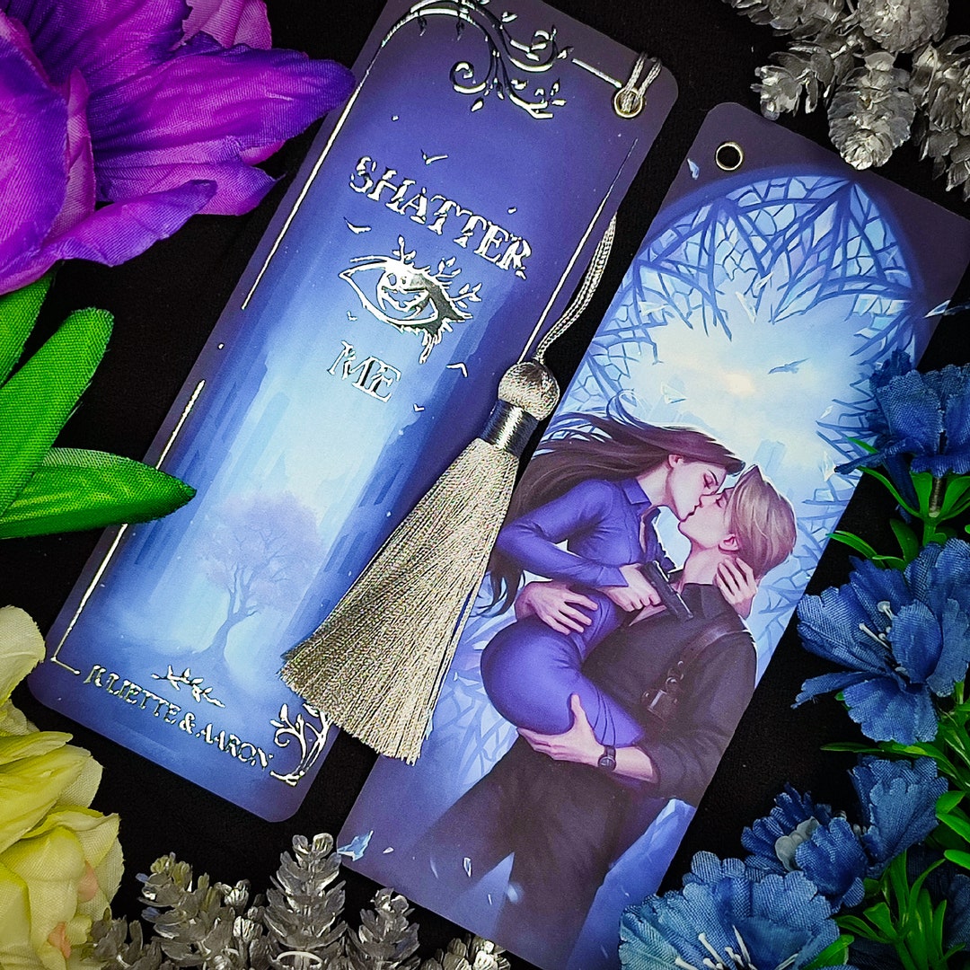 Shatter Me aaron & Juliette Bookmark - Etsy