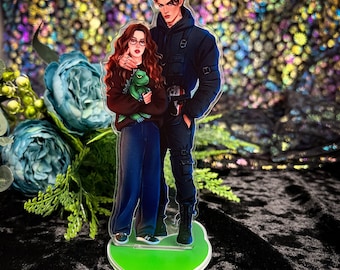 Figura acrilica di Will e Emory (Nightfall) della Notte del Diavolo