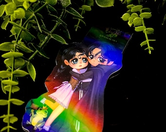 Chibi Assistant to the Villain (Trystan and Evie) bookmark
