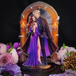 Figura de acrílico Shatter Me (Aaron e Juliette)