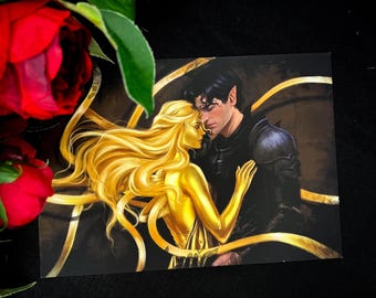 Gild, Gleam, Glow art (Auren & Rip) artistic execution