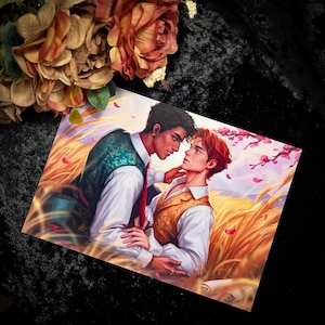 Zes van Kraaien (Wylan & Jesper) kunstdruk