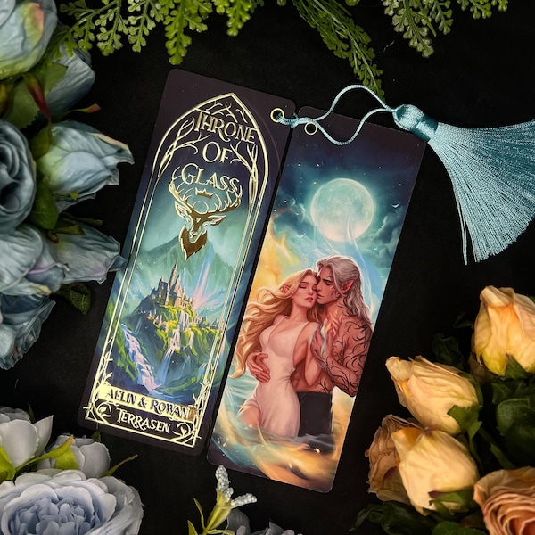 Rowan and Aelin bookmark