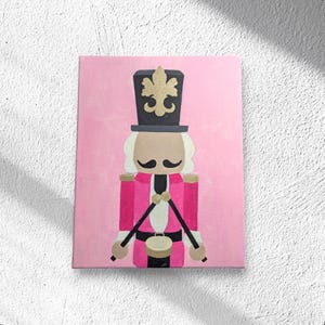 Minimalist Nutcracker painting