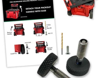 Handle Release Pin Kit Compatible with Milwaukee Packout Rolling Tool Box