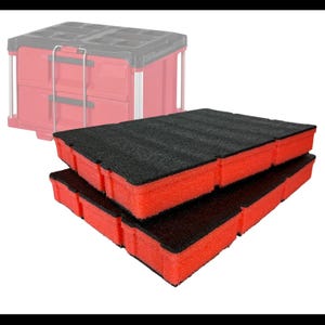 Kaizen Inserts for Milwaukee Packout 2 & 3 Drawer Tool Box 48-22-8443 / 48-22-8442