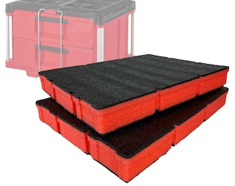 Kaizen Inserts for Milwaukee Packout 2 & 3 Drawer Tool Box 48-22-8443 / 48-22-8442