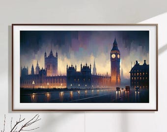 Frame TV Art | &quot;London&quot; | Digital download for TV | AI generated
