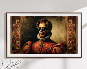 Frame TV Art | &quot;Royal Shades&quot; | Digital download for TV | AI generated