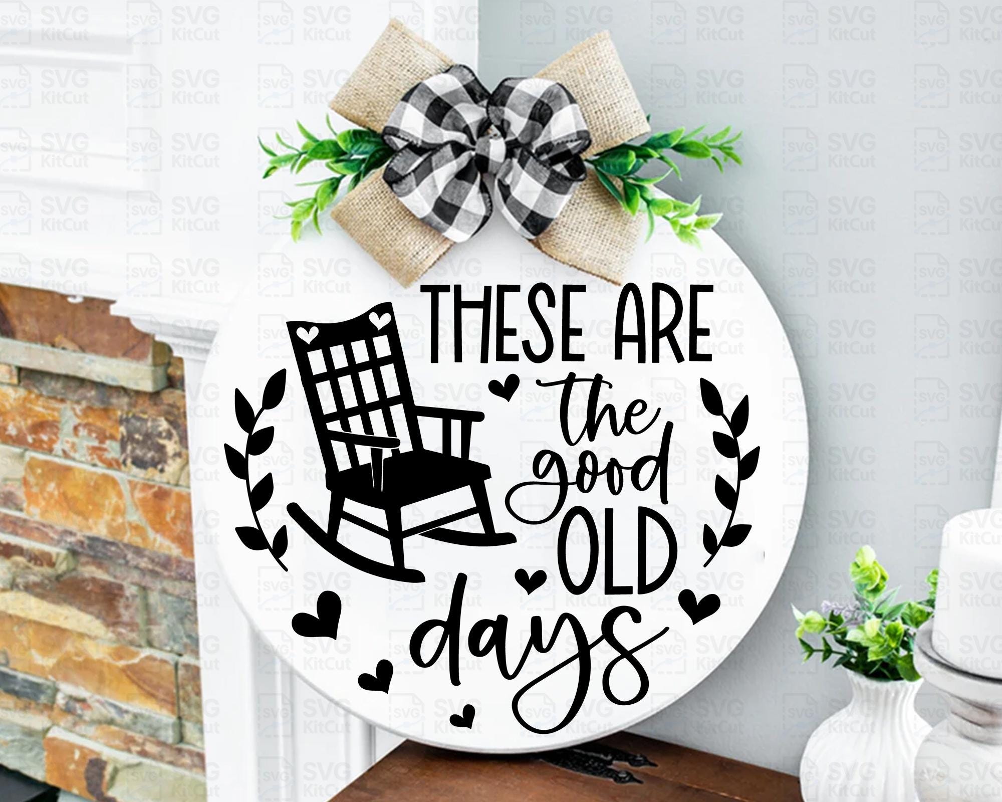 Welcome Sign SVG Bundle: Round Door Hanger, Family Home Decor (digital ...