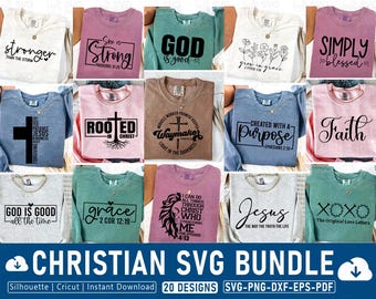 Christian Svg Png Bundle, Easter Svg, Jesus Svg, Faith Svg, Religious Svg, Scripture Svg, Bible Verse Quotes Svg Png, Christian Svg Designs