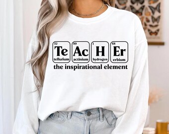 Teacher Inspirational Element SVG, Periodic Table Chemistry Design (Digital Download)