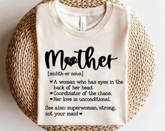 Mother Definition SVG, Coordinator of Chaos, Mom Mama Gift (Digital Download)