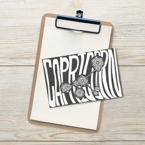 Cartolina funky del Capricorno
