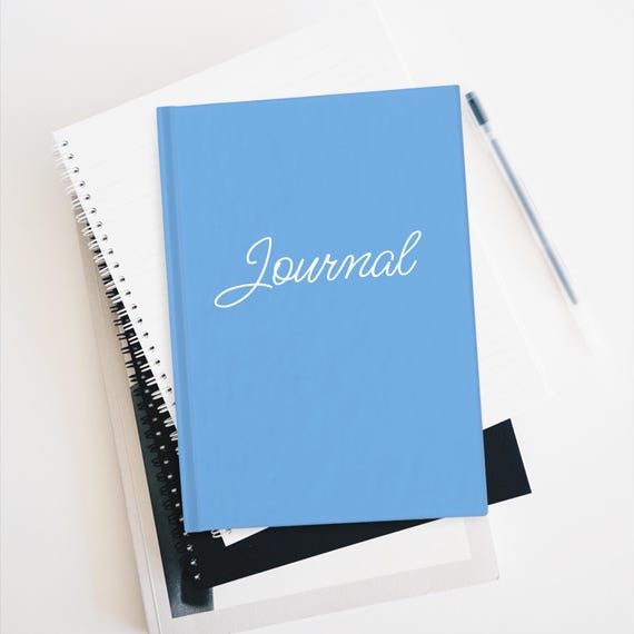 Sky Blue Journal - Spring Collection Blank Notebook for Writing, Drawing, Bullet Journaling, Scrapbooking, Diary, Gifts