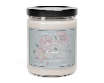 Mother's Day Collection: Sea Salt + Orchid Soy Wax Candle