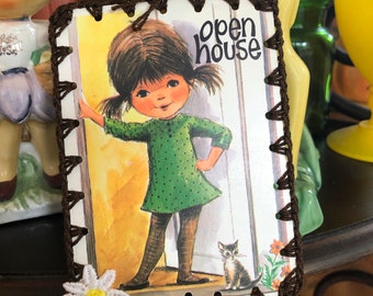 With Envelope Vintage Unused Miss You Card 1970s Fran Mar Seauaints Greeting Card