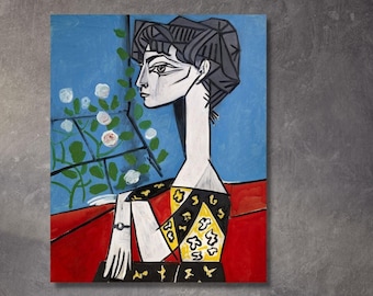 ピカソ（ゲルニカ、1937年）キャンバスアートプリント複製（12.4 x 28