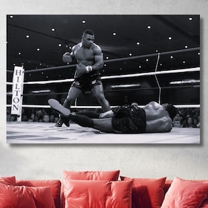 Mike Tyson Iconıc Poster,Mike Tyson Ready to Hang Wall Art,Mike Tyson Canvas Wall Art Print,Gym Wall Decor,Gym Poster,Boxing Wall Art