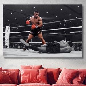 Mike Tyson Ready to Hang Wall Art,Mike Tyson Iconıc Poster,Mike Tyson Canvas Wall Art ,Gym Wall Decor,Gym Poster,Boxing Wall Art Print