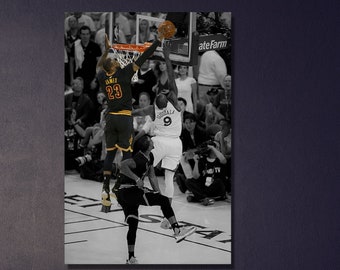 Lebron James  The Legend Block Ready to Hang Canvas Wall Art, Lebron James Poster, Roll of Canvas , Lebron James Painting,Baketball Fan Gift