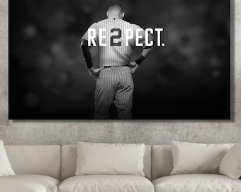 デレク・ジーター 額入りアート ニューヨーク・ヤンキース スタジアム