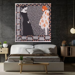 Koloman Moser Early Spring 1900  Quality Art Print Framed Canvas Wall Art ,Poster, Koloman Moser Canvas Wall Decor, Ready to Hang Wall Art